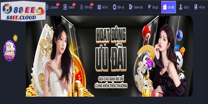 Mỗi tuần đều có sự kiện ưu đãi với mức thưởng từ 20% đến 50%