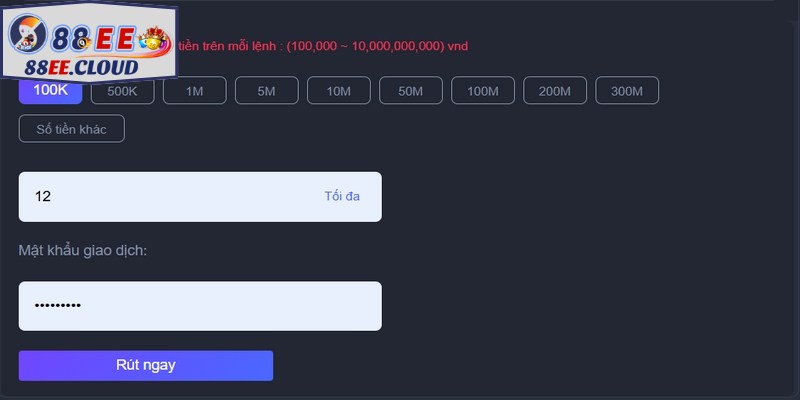 Thời gian xử lý giao dịch chậm nhất là 30 phút nên cần kiên nhẫn